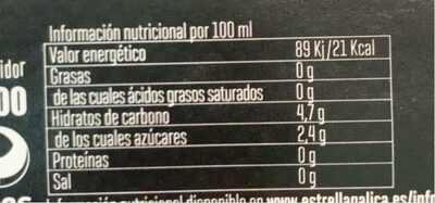 Bière Estrella Galicia 0% 6x25cl