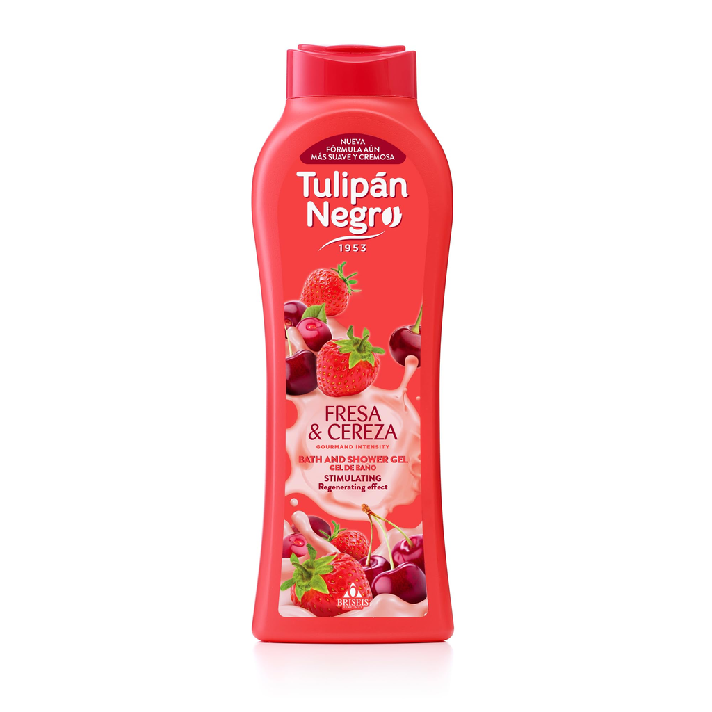Gel Fresa y Cereza Tulipan Negro 650ml