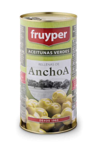 Olives farcies aux anchois 1400g