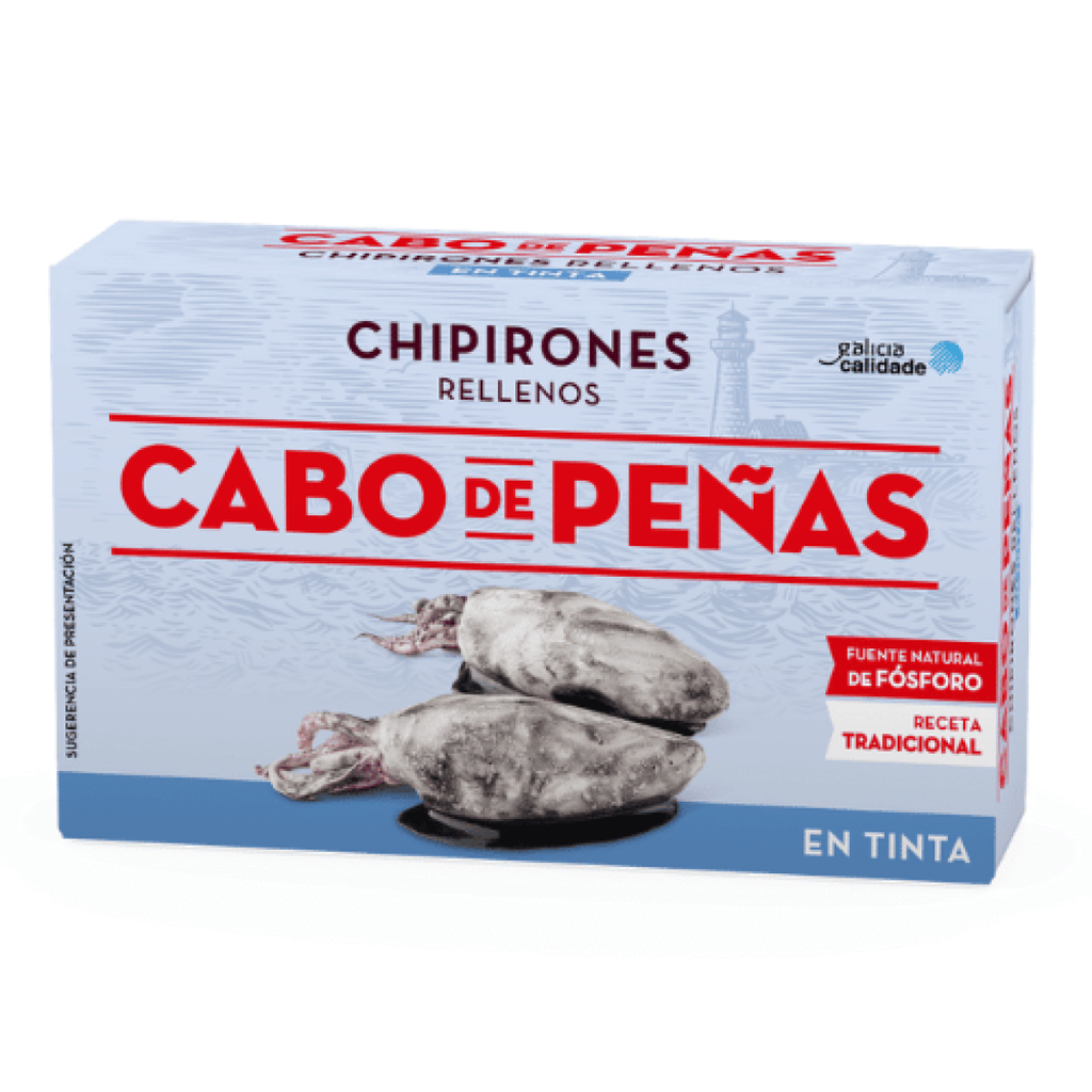 Chipirones farcis à l'encre CP