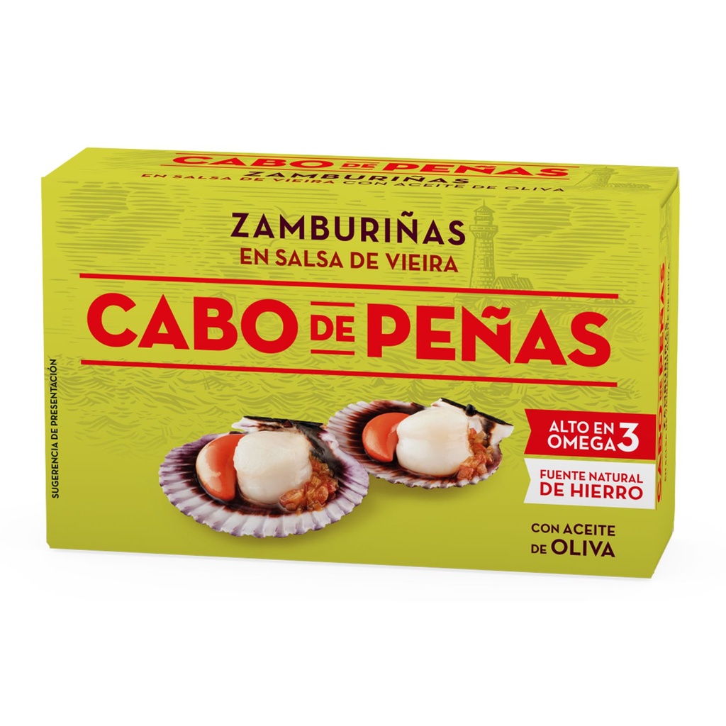 Zamburriñas salsa vieira CP