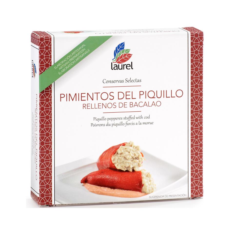 Pimientos del piquillo farcis au bacalao LAUREL