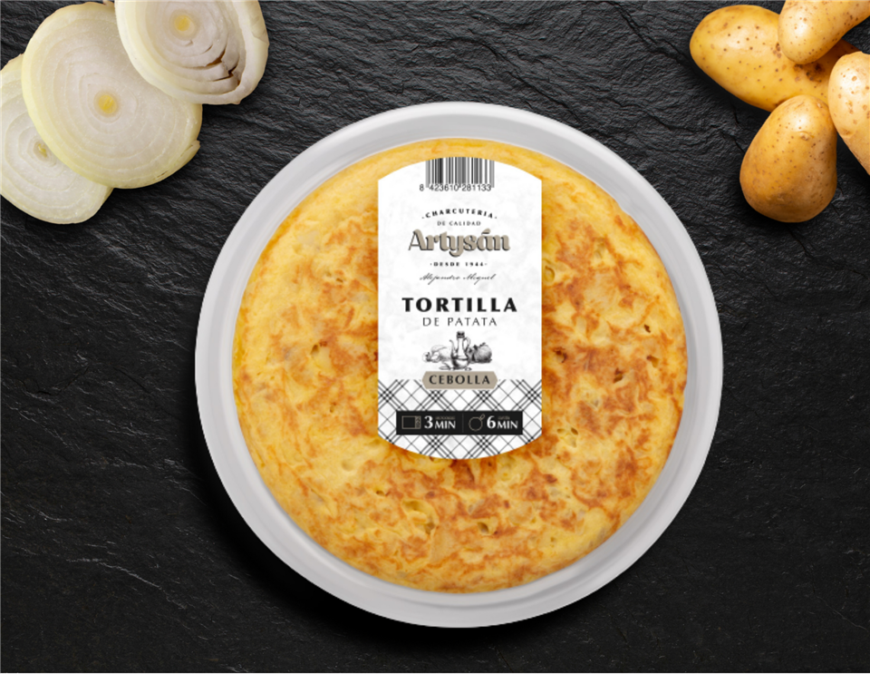Tortilla fraîche aux oignons 500g 