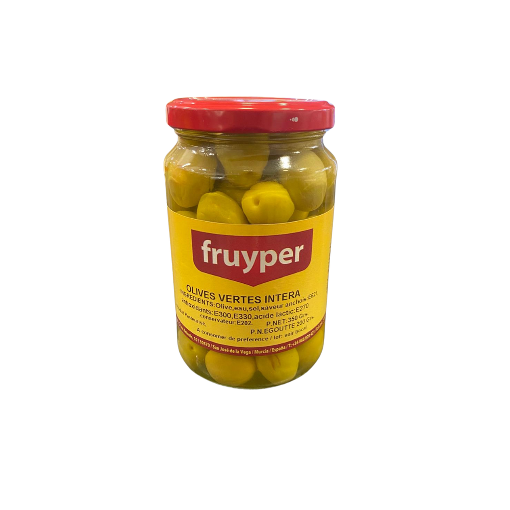 Olives vertes goût anchois 200g