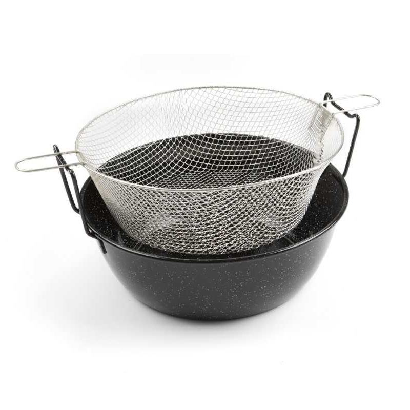 Friteuse émaillée 25cm