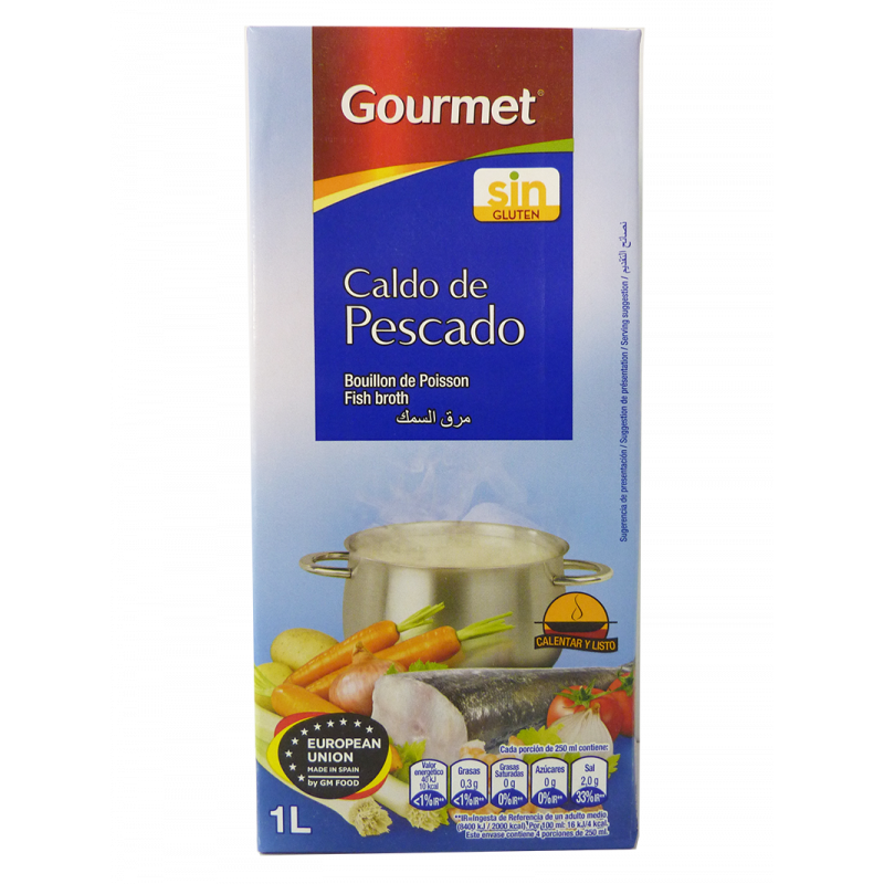Bouillon de poisson nat. 1L GOURMET