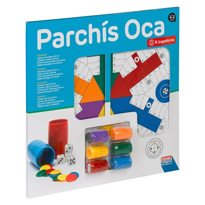 Parchis et Oca 6 joueurs 40cm