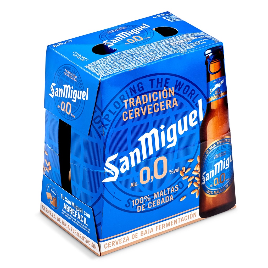 Bière San Miguel 0% 6x25cl