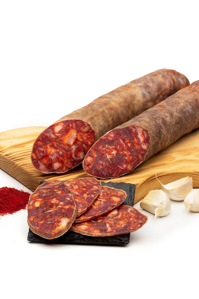 Chorizo Iberico de Bellota tranché Cesar Nieto 