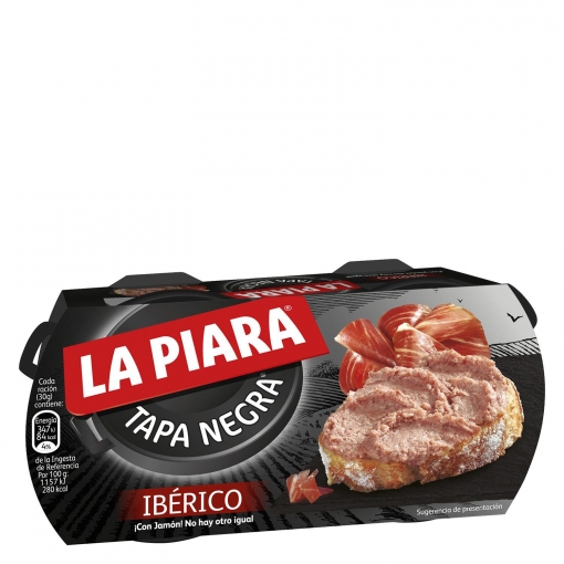 [E1301516] Pate foie iberico 2x83g LA PIARA