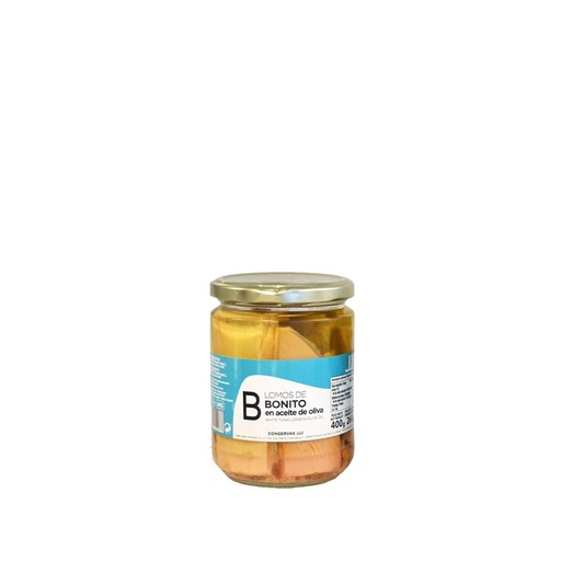 [CP3310] Lomos de Bonito en aceite 250ml cristal JJJ