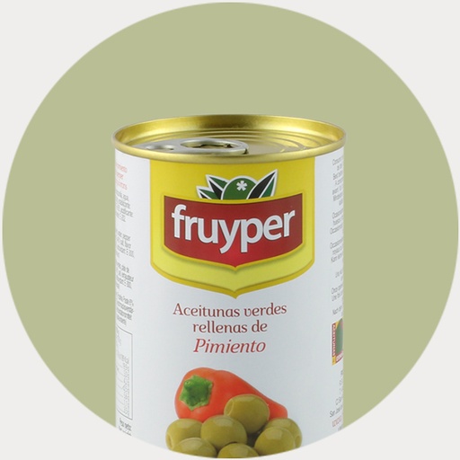 [A190011FR] Olives farcies aux Poivrons 120g