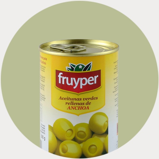 [A190022FR] Olives farcies aux anchois 120g