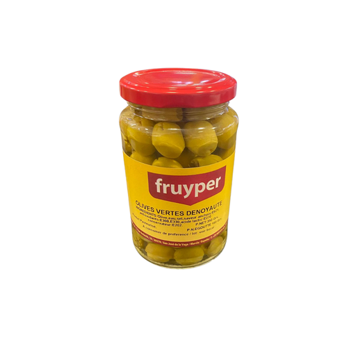 [A1901Z1FR] Olives vertes goût anchois dénoyautées 150g 