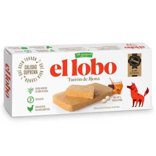 [NA00310] Turron Jijona EL LOBO 250g
