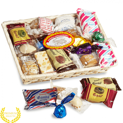 [NA01130] Cesta Surtido Navideño 900g Gamito
