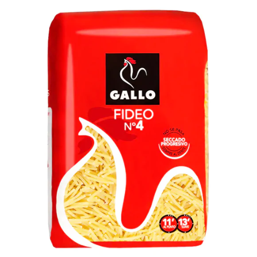 [L0105C] Pasta Fideo N°4 250g GALLO