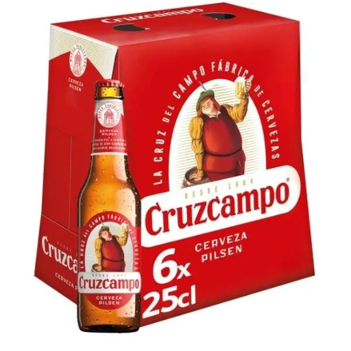 [00300J] Bière Cruz Campo 6x25cl 