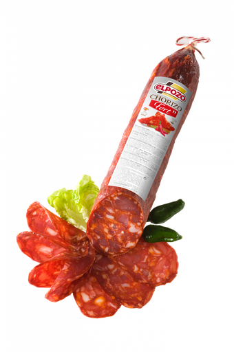 Chorizo extra vela piquant tranché El Pozo 