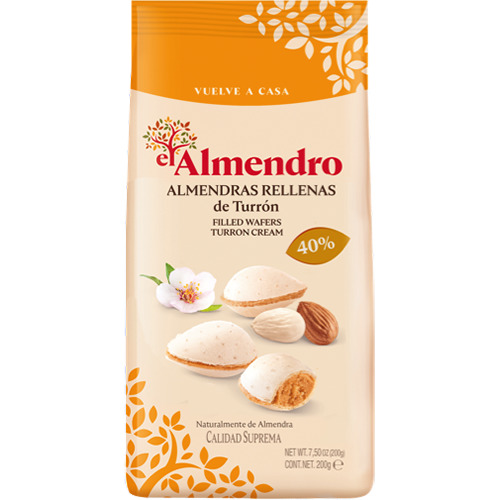 [NA015100] Almendras Rellenas 150g EL ALMENDRO