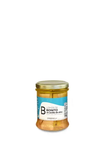 [CP33101] Lomos de Bonito en aceite oliva 212ml cristal JJJ